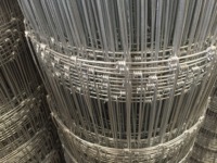 Nouvelle condition galvanisé cerf bétail mouton clôture pour champs de ferme bois cadre en plastique sécurité noeuds fixes clôture treillis portes