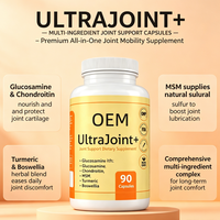 OEM UltraJoint Plus Soutien Articulaire avec Glucosamine Chondroïtine MSM Curcuma et Boswellia 90 Capsules Cure de 30 Jours