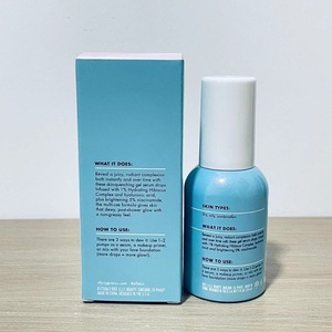Gel hydratant éclaircissant ELF au carthame et à la nicotinamide 30ml, crème anti-rides et illuminatrice pour le visage - Product Image 2