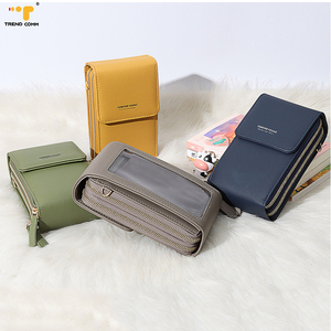 Bolso <span class=keywords><strong>bandolera</strong></span> de cuero PU para hombro, bolso de moda para teléfono móvil con compatibilidad con pantalla táctil para mujeres jóvenes para siempre - Product Image 6