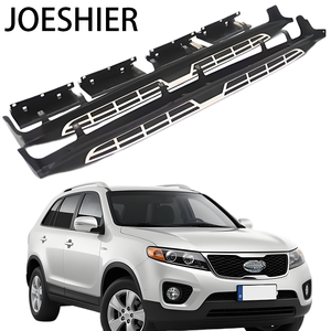 JOESHIER Marchepieds latéraux tout-terrain en alliage d'aluminium de luxe, ensemble complet, protection OEM pour KIA SORENTO 2009-2014 - Product Image 4