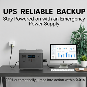 Solar Power Supply Fast Charging Solar Generator 2400W 2500W Powerstation EU <b>Portable</b> Power Station - Product Image 6