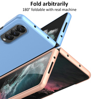 Étui de téléphone pliable ultra-fin résistant aux chocs et à l'eau en PC rigide avec protection anti-traces de doigts pour Z Fold 4 2022