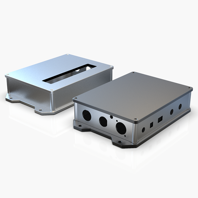 Customized Aluminum Electrical Enclosure DIN Rail Compatible for Industrial Control Panels