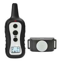 Wiederaufladbares Hundetrainingshalsband IPX5 Wasserdicht mit Piepton, Vibration und sicherer Schockkorrektur für das Training von Hunden bei unerwünschtem Bellverhalten