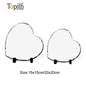 Pinturas de <span class=keywords><strong>pizarra</strong></span> en forma de corazón Topjlh, espacios en blanco de sublimación, decoración DIY, regalos románticos, decoraciones para el hogar y el dormitorio, regalos - Product Image 1