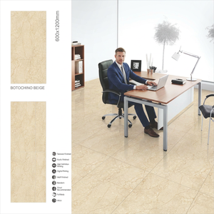 Dalles de sol et de mur en porcelaine brillante et mate Belly Snow 600x1200mm, designs décoratifs en céramique - Product Image 2