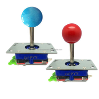 Zippyy Haute Qualité HS Arcade Grue Machine Joystick Ovale Balltop avec Long 2.3cm 2 4 8 Way Short Shaft Multi-Color Options