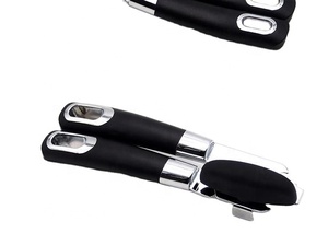 Heavy-Duty chrome có thể mở Top thép không gỉ nhà bếp nhà hàng hướng dẫn sử dụng Opener với <span class=keywords><strong>Side</strong></span> cắt mạnh mẽ mở - Product Image 2