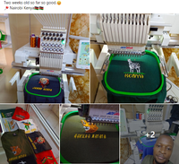 Machine à broder à tête unique Disen Melco Aari pour logo chapeau
