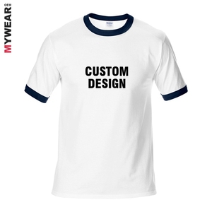 Maglietta personalizzata con colletto a contrasto e bracciale estivo in cotone <span class=keywords><strong>per</strong></span> <span class=keywords><strong>uomo</strong></span> Unisex all'ingrosso fai il tuo logo - Product Image 2