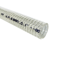 Manguera de refuerzo de alambre de acero Flexible de grado alimenticio de 4, 5 y 6 pulgadas de fábrica para fluido de agua, polvo MineWith REACH, prueba RoHS