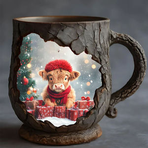 Mug en résine Meiyu Creative Bigfoot Forest <span class=keywords><strong>Fire</strong></span> avec motif flamme, artisanat du Zhejiang, prix d'usine - Product Image 6