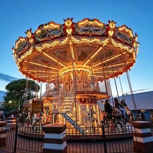 <span class=keywords><strong>Nouveau</strong></span> carrousel de luxe à deux étages, le <span class=keywords><strong>nouveau</strong></span> favori des parcs d'attractions, carrousel électrique à deux étages avec escaliers - Product Image 3