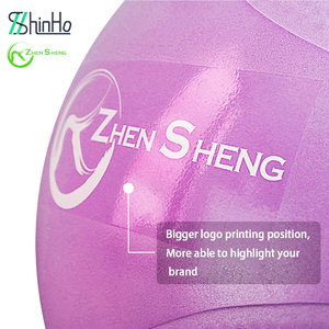 Ballon de yoga et de Pilates de qualité supérieure de l'usine Zhensheng, 55 cm, 65 cm, 75 cm, 85 cm, avec logo de marque, pour la vente en gros - Product Image 4