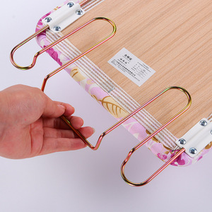 Tabla de planchar portátil de escritorio con soporte para plancha, rectangular, plegable, mini tabla de planchar para uso en el hogar y el dormitorio. - Product Image 4