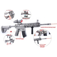 Modèle de collection Peacekeeper Elite M416 Laser Edition 30CM entièrement métallique, non fonctionnel, pour présentation tactique, pour les joueurs, gravure possible