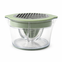 Presse-agrumes manuel multifonction Smartpan en gros avec tasse doseuse et râpe intégrée pour citron, orange et lime