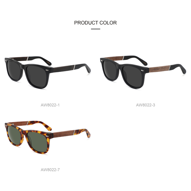CONCHEN High Quality Custom Brand Shade Sunglasses Wooden Sun Glasses Men Women Wholesale Trending Sunglasses