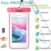 Sac étanche pour téléphone portable en PVC/TPU transparent, idéal pour le sport, la randonnée et les voyages en extérieur (vente en gros)