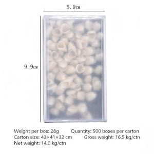 Kit de couronnes dentaires temporaires, couronnes en résine pour dents antérieures et postérieures, pour usage clinique - Product Image 2