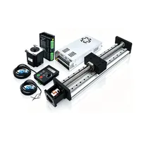 Kit de table coulissante CNC robuste Modèle 15100 avec moteur NEMA23, pilote DM556, alimentation et contrôleur pour machine CNC à glissière linéaire axe XYZ