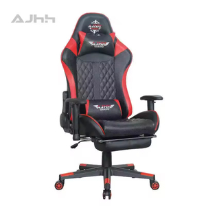 Silla de Juego Ergonómica Reclinable de Cuero Negra para PC, Modelo 5934, en Oferta - Product Image 3