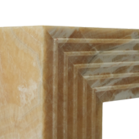 Convient au nouveau bureau de commande moderne en marbre dans le salon Table console en marbre