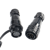 Contact cuivre SA12-16-20-28 IP67 étanche verrouillage rapide prise d'aviation mâle femelle pour adaptateur secteur UHF PCB RF FPC