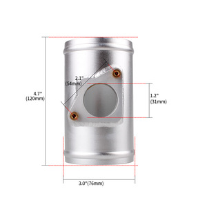 Brida de sensor para colector de admisión de aluminio de 4.7x2.5 pulgadas para mejora y adaptación de Toyota y Mazda - Product Image 3