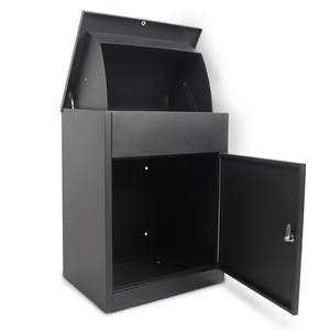 Caja de entrega de paquetes montada en la pared personalizada, buzón de correo con cerradura, caja de envío postal para escuela, oficina y hogar - Product Image 1