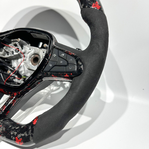 <span class=keywords><strong>Volant</strong></span> en fibre de carbone forgée rouge pour Renault <span class=keywords><strong>Clio</strong></span> <span class=keywords><strong>5</strong></span>, DIY avec Alcantara, accessoires pour auto pour <span class=keywords><strong>Clio</strong></span> <span class=keywords><strong>5</strong></span>, <span class=keywords><strong>Clio</strong></span> 4, Megane, neuf - Product Image 3