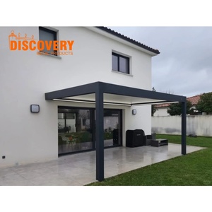 Pérgola de Aluminio Impermeable |   Pérgola Exterior <span class=keywords><strong>con</strong></span> Rejillas para Jardín, Patio, Proyectos Hoteleros - Product Image 2