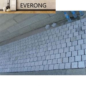 Precio de fábrica G603 granito gris blanco plateado pavimentación adoquín cubos de piedra en red con malla trasera - Product Image 4