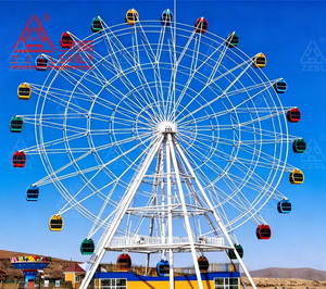 Grande Roue de Ferris Commerciale Extérieure en Métal et Fibre de Verre pour Parcs d'Attractions - Product Image 3