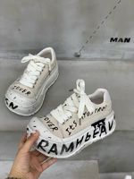 Baskets en toile respirantes style Y2K rétro avec graffiti, plateforme rehaussante, chaussures de papa moelleuses, OEM, été, printemps, automne