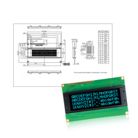 Module d'affichage OLED 20x4 écran de caractères 5V Interface parallèle/série Module de diode électroluminescente organique à faible consommation d'énergie