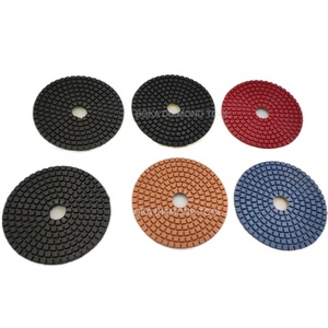 4 Zoll/100mm 7 Schritte 80MM Diamond Dry Wet Granite Marmor pads zum Schleifen von Polierbeton-Arbeits platten - Product Image 3