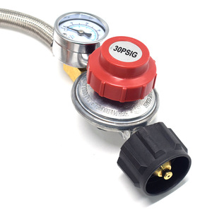 วาล์วลดแรงดัน 0-30PSI พร้อมสายโลหะสำหรับใช้งานกับแก๊ส - Product Image 4