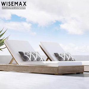 WISEMAX FURNITURE Ensemble <span class=keywords><strong>de</strong></span> mobilier <span class=keywords><strong>de</strong></span> <span class=keywords><strong>jardin</strong></span> pour hôtel, mobilier <span class=keywords><strong>de</strong></span> <span class=keywords><strong>jardin</strong></span> en teck, chaises longues individuelles d'extérieur, <span class=keywords><strong>lit</strong></span> <span class=keywords><strong>de</strong></span> jour <span class=keywords><strong>double</strong></span>, gazebo en bois <span class=keywords><strong>de</strong></span> teck, <span class=keywords><strong>lit</strong></span> à <span class=keywords><strong>baldaquin</strong></span> - Product Image 3