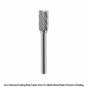 Cutter rotatif à découpe diamantée Fervi 6 mm pour le meulage de précision du métal, du bois et du plastique - Product Image 2