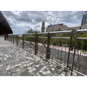 Garde-corps modernes et fiables en acier inoxydable pour une utilisation intérieure et extérieure Main courante de clôture de sécurité pour balcon <span class=keywords><strong>sans</strong></span> verre-pour parc de jardin - Product Image 1