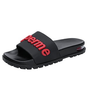 Резиновая подошва пользовательские скользящие мужские туфли с выдувным ПВХ воздухом тапочки сандалии - Product Image 5