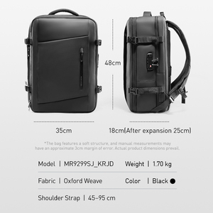 Mark Ryden Bolso de hombro Bolso de viaje multifunción Mochila impermeable para computadora portátil Modelo expandible de gran capacidad MR9299SJ _ KRJD - Product Image 6