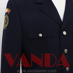 فاندا دورية مراسم زي رسمي معاطف رسمية عمل الشركة بدلات موحدة أمنية - Product Image 2