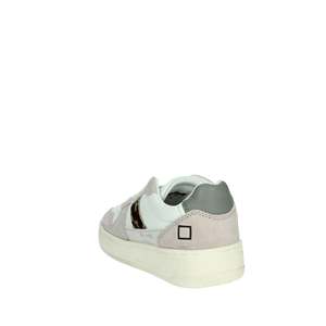 D.A.T.E. Zapatillas Deportivas para Niña, Blancas con Estampado de Leopardo Rosa, Zapatos Casuales de Moda - Product Image 2