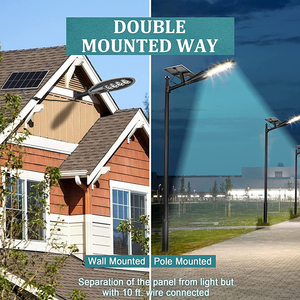 Ip65 Étanche En Plein Air <span class=keywords><strong>Lampadaire</strong></span> 50W 80W 100W 150W 200W Tout En Un Led Intégré Solaire Rue Lumière - Product Image 5