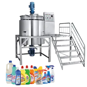 Stainless Steel Stirrer Jacketed Tank Agitator Mixer in 300L 500L Industrial stainless steel stirrer mixer tank with an agitator