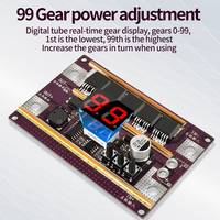 K99 Carte de contrôle 0.1-0.3mm Machine à souder par points DIY Set 18650 Batterie au lithium Feuille de nickel Hydrure de nickel-métal SKD Kits Pièces
