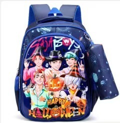 K-POP Demon Hunter 3D Sert Kabuklu Çocuk Sırt Çantası Hafif Büyük Kapasiteli Okul Çantaları İlkokul Öğrencileri için Kalem Çantası ile - Product Image 2